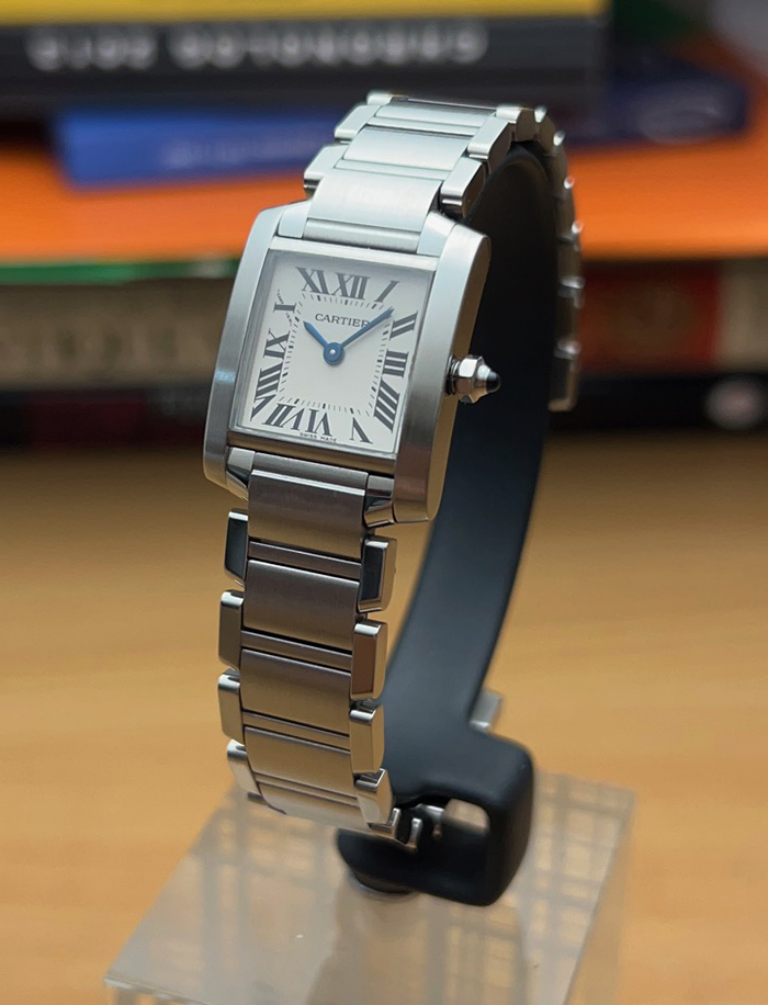 Ladies' Cartier Tank Francaise Quartz Small Size Wristwatch Ref. W51008Q3